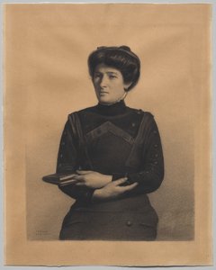 Porträt von Madame Jules Ricard, geborene Augustine Bulteau von Fernand Khnopff