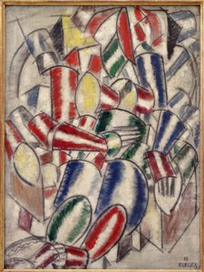 Frau im Sessel von Fernand Leger