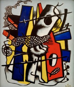 Schwarzes Gitter von Fernand Leger