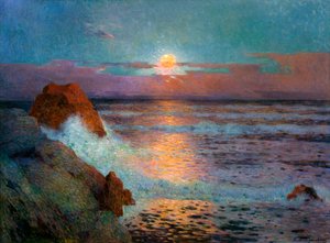 Sonnenuntergang am Meer, 1925 von Fernand Loyen du Puigaudeau
