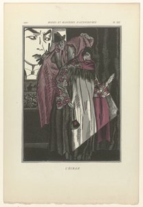 Moden und Manieren von Heute, 1922, Pl. 12: Der Bildschirm