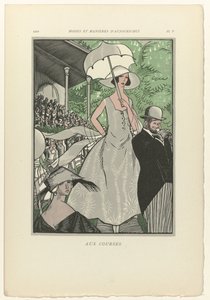 Moden und Manieren von Heute, 1922, Pl. 5: Auf den Rennen