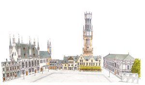 Burgplatz, Brügge, Belgien von Fernando Aznar Cenamor
