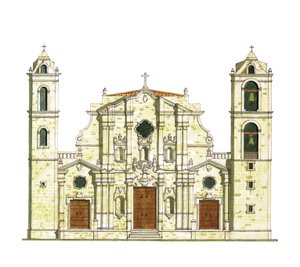 Kathedrale von La Habana, Kuba von Fernando Aznar Cenamor