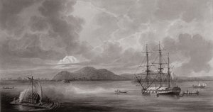 Ansicht von Rio de Manila (Lithografie) von Fernando Brambila