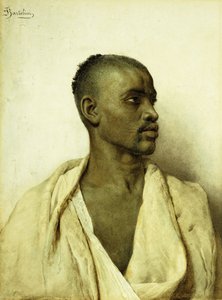 Porträt eines arabischen Mannes von Filipo or Frederico Bartolini