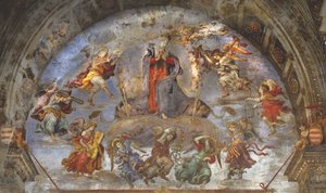 Die Himmelfahrt, Carafa-Kapelle, Santa Maria sopra Minerva, Rom, 1488-93 von Filippino Lippi