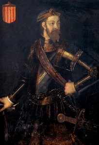 Porträt von Ramon (Raymond) Borell I (972-1017), Graf von Barcelona, Gerona und Ausona von Filippo Ariosto