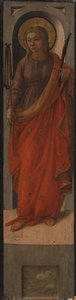Heilige Frau mit Dreschflegel