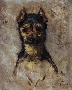 Hundekopf von Filippo Palizzi