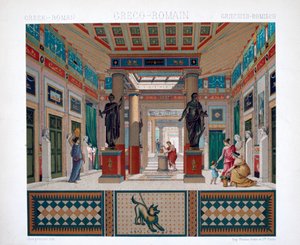 Griechischer, römischer Tempel, ca. 1800-1835 von Firmin Didot