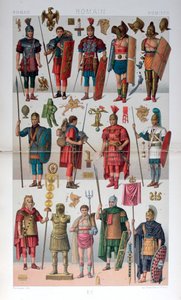Römische Militär- und Gladiatorenkostüme, ca. 1800-1836 von Firmin Didot