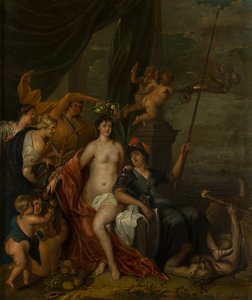 Ein allegorisches Gemälde des Friedens, c.1630-1700