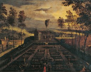 Ein italienischer Garten von Flemish School