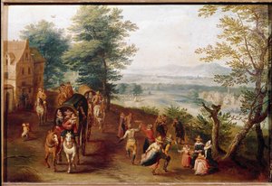 Dorftanz von Flemish School