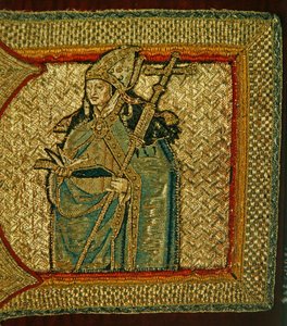 Detail einer Kasel, frühes 16. Jahrhundert (Textil) von Flemish School