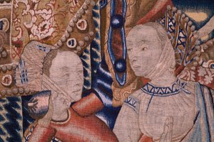 Das Durchqueren des Roten Meeres (Paso del Mar Rojo). Ca. 1490. (Detail)