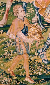 Serie Das Buch Judith. Der Krieg kommt nach Juda. Vierter Wandteppich der Serie. Herstellung Niederlande, Brüssel(?). Zweite Hälfte des 16. Jahrhunderts.