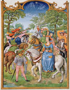 Fol 5v Der Monat Mai: Fest der Bäume, aus dem Breviarium Grimani, ca. 1515