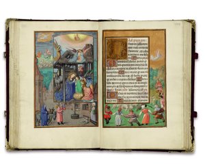 Folios aus dem Rothschild Stundenbuch, Gent oder Brügge, ca. 1505 von Flemish School