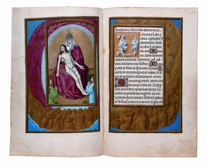 Folios aus dem Rothschild-Stundenbuch, Gent oder Brügge