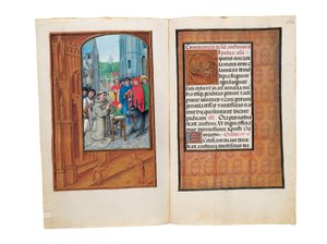 Folios aus dem Rothschild-Stundenbuch, Gent oder Brügge von Flemish School
