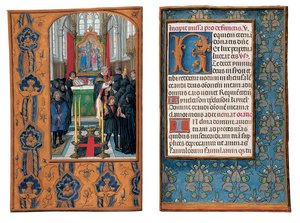 Folios aus dem Rothschild-Stundenbuch, Gent oder Brügge, ca. 1505 von Flemish School
