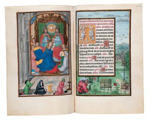 Folios aus dem Rothschild-Stundenbuch, Gent oder Brügge, ca. 1505 von Flemish School