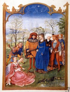 Hochzeit auf dem Land aus einem Bréviaire Grimani