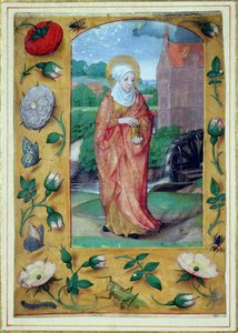 Maria Magdalena, aus einem Stundenbuch, ca. 1500 von Flemish School