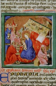 Ms Gen 1111 Seite aus der Legenda Aurea, Brügge, ca. 1400-10