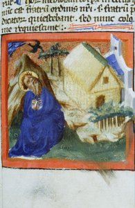 Ms Gen 1111 Seite aus der Legenda Aurea, Brügge, ca. 1400-10