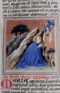 Ms Gen 1111 Seite aus der Legenda Aurea, Brügge, ca. 1400-10