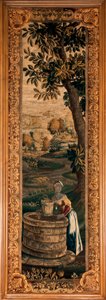 Palast. Das Museum. Flämischer Wandteppich. 18. Jahrhundert von Flemish School