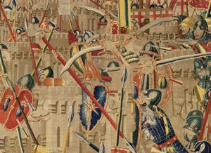 Serie Eroberungen von König Alfons I. von Portugal (Conquistas de Alfonso V de Portugal). Einnahme von Arcila (Toma de Arcila, Asalto de Arcila, De inname van Arzila). Tournai. von Flemish School