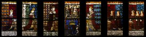 Königliche Familie von Edward IV in situ, ca. 1480 (Buntglas) von Flemish School