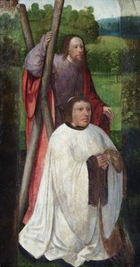 Heiliger Andreas und Stifter, Heiliger Jakobus [2 Tafeln]
