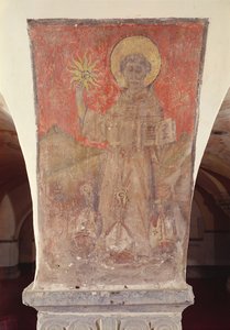 St. Bernardino von Siena, Wandgemälde aus der Krypta