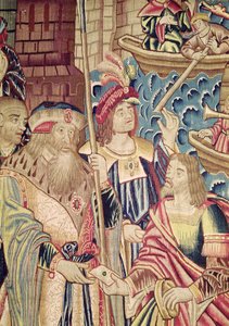 Die Ankunft von Vasco da Gama von Flemish School