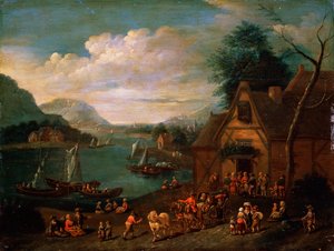 Eine Taverne am Meer, 16.-18. Jahrhundert