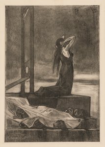 Todesstrafe: Der Schmerz des Todes, ca. 1880 von Félicien Rops