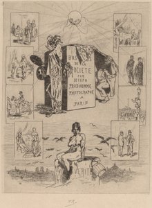 Frontispiz: Der Abschaum der Gesellschaft (Les bas-fonds de la société) von Félicien Rops