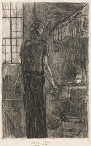 Der Gehängte in der Schmiede von Félicien Rops