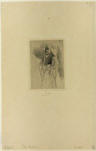 Junge bretonische Frau von Félicien Rops