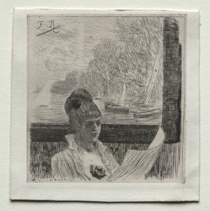 Junge Frau von Félicien Rops