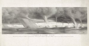 Wasserhosen auf See bei Sizilien, 1827