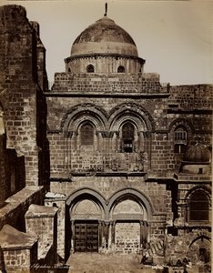 Album Palästina 1887: Die Basilika des Heiligen Grabes in Jerusalem