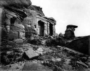 Gebel Silsileh, Ägypten, 1878 von Félix Bonfils