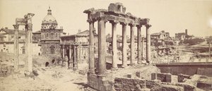 Das Forum Romanum, ca. 1870er Jahre