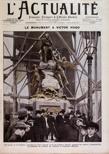 Einweihung des Denkmals für Victor Hugo von Barrias, Paris, 17. Januar von Félix Joseph Barrias